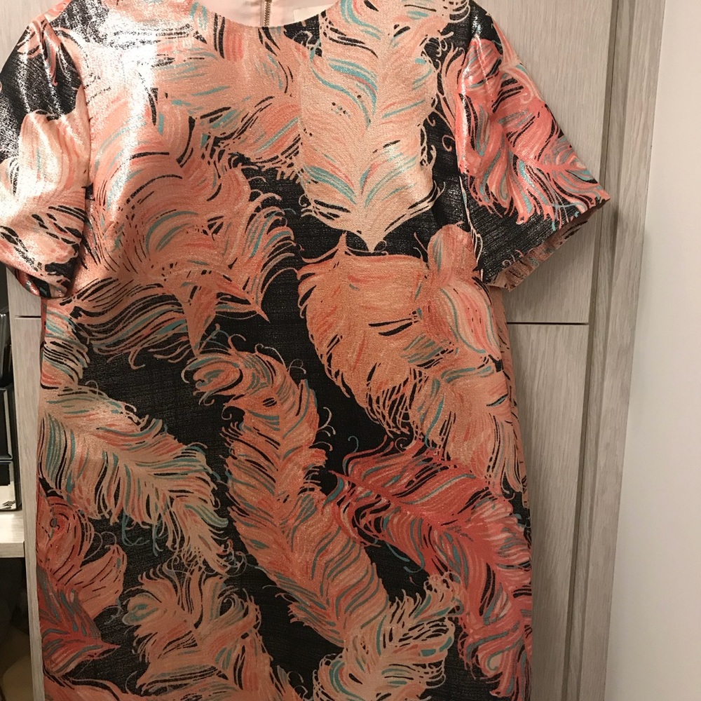 Kate Spade Metallic Jacquard Shift Dress